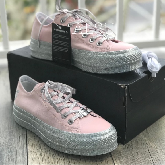 Conv&Maley Ctas Lift Low Top Pink Dogwood W AUTHEN - Picture 3 of 8